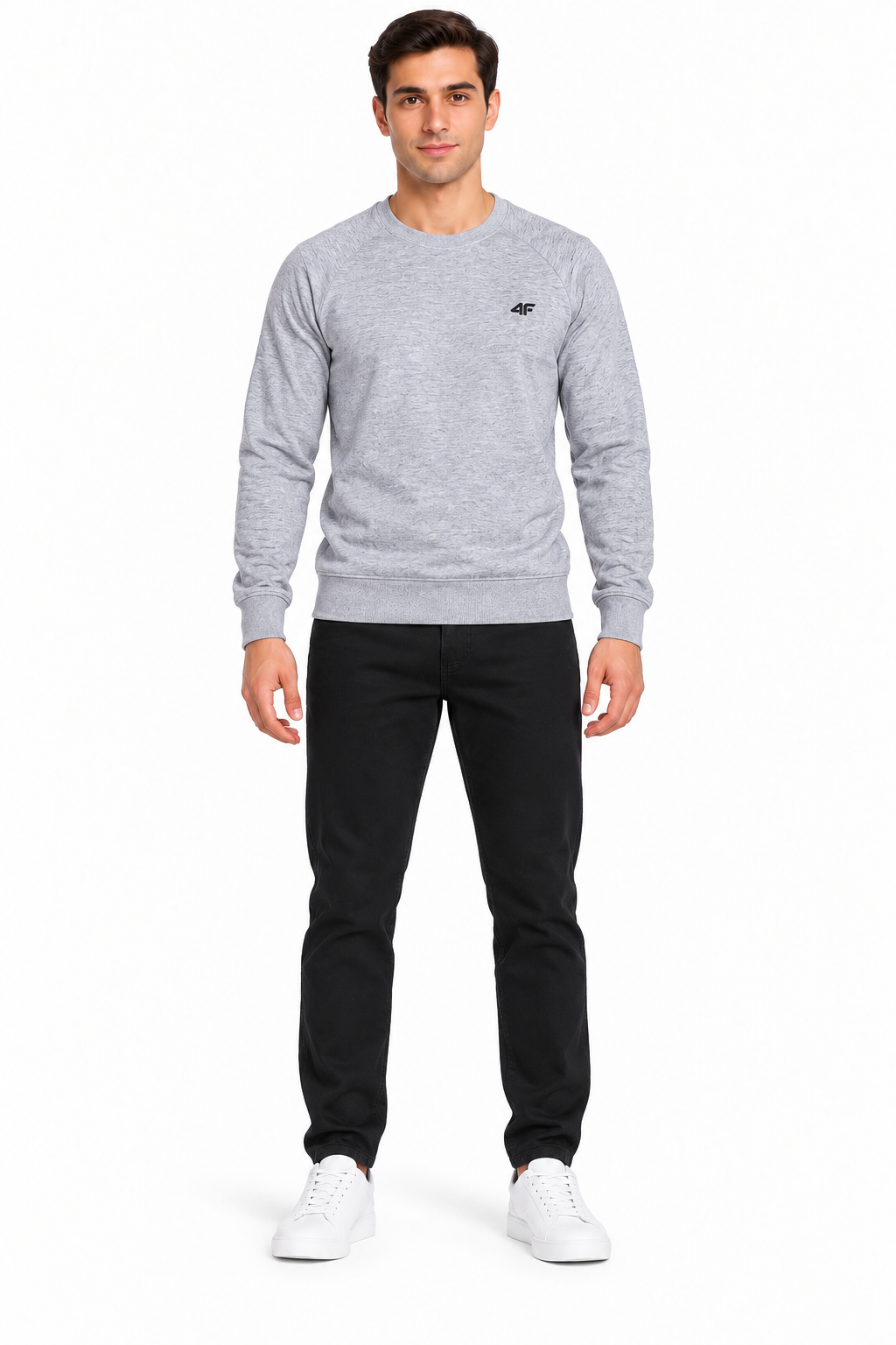 Essential Grey Crewneck Sweatshirt