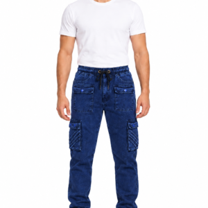 Urban Dark Blue Cargo Joggers